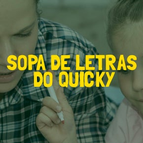 Sopa de letras do Quicky Sopa de letras do Quicky
