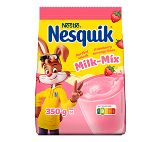 Nesquik Preparado em Pó para bebida com sabor a Morango 350g ​